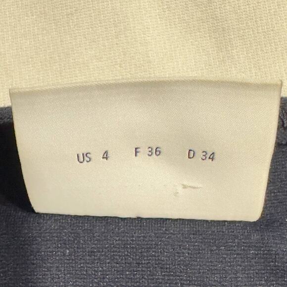 Akris Punto Colorblock Navy White Shift Mini Dress Women's Size 4 - Picture 7 of 9